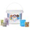 Gue Premade Includes 5 Sets of Slime Add-ins, 3 Lb. Bucket, Glassy Clear